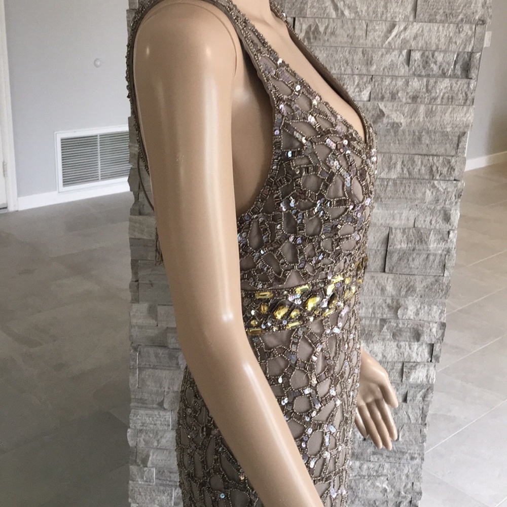 Alberto Makali Long Gown Cover Beading - Picture 6 of 10